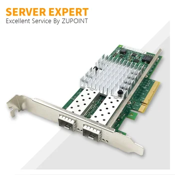 ZUPOINT X520-DA2 10 Гбит/с Двухпортовый PCI-E E10G42BTDA Ethernet Серверный адаптер Сетевая карта