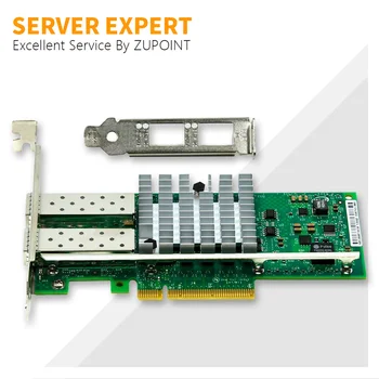 ZUPOINT X520-DA2 10 Гбит/с Двухпортовый PCI-E E10G42BTDA Ethernet Серверный адаптер Сетевая карта Изображение 2