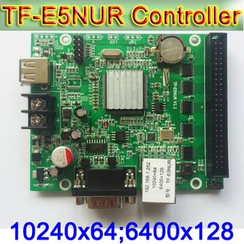 Контроллер модуля светодиодного дисплея TF-E6NUR (TF-E5NUR), поддержка текста, отображения часов, плата управления одно- и двухцветной светодиодной панелью P10