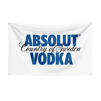 90x150 см Флаг Absoluts, пивной баннер с принтом из полиэстера для декора