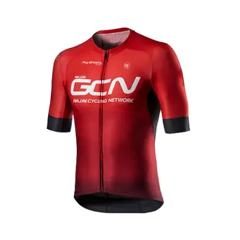 Raudax GCN Мужская Красная Велосипедная Майка 2023 MTB Майо Велосипедная Рубашка Джерси Pro Team Одежда для горных Велосипедов Рубашки для Шоссейных гонок Изображение 2