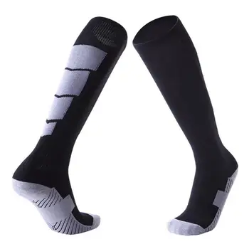 Носки Спортивные Мужские Дышащие Футбольные Спортивные Тренировочные Спортивные носки с высокой трубкой Изображение 2