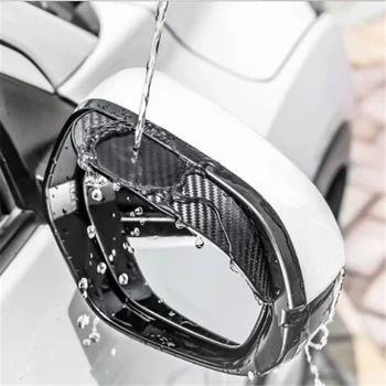 Автомобильное зеркало заднего вида, защита от дождя для бровей Fiat PUNTO 2000 panda 2003 1995 1999 1994 xsara Изображение 2