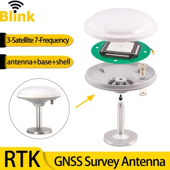 Высокоточный Обзорный Антенный усилитель RTK GNSS GPS + ГЛОНАСС + BD 3-Спутниковый С Мультисистемным усилителем сигнала TNC-J на магнитном основании