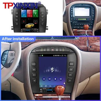 для Jaguar S-TYPE 2004-2005 Магнитола Android 11 Tesla Экран Стерео Авто радио Центральный мультимедийный автомобильный видеоплеер Изображение 2