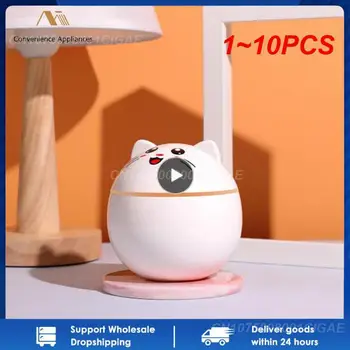 1-10 шт. Увлажнитель воздуха для дома, Ультразвуковой автомобильный туманообразователь с красочными USB-лампами Night Cat, Мини-очиститель воздуха для офиса