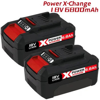 Замена аккумулятора X-Change 6800 мАч, совместимый со всеми батареями для инструментов 18 В со светодиодным дисплеем