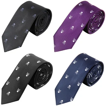 Мужские галстуки в стиле готический стимпанк 1200 булавок 6 см 2,36 дюйма Аксессуары Галстук с черепами для мужчин и женщин галстук Corbata Gravatas Masculino