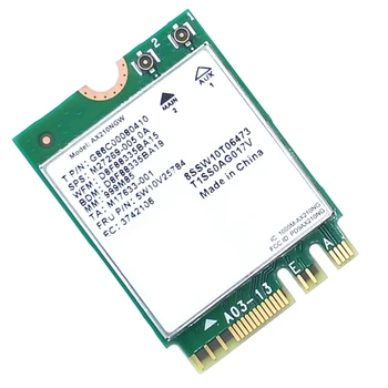AX210 Wifi Карта AX210NGW Аксессуары для сетевых карт Двухдиапазонный Беспроводной адаптер 2,4 ГГц/5G WI-FI 6E M.2 NGFF 802.11Ax Bluetooth 5,2 Изображение 2