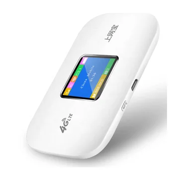 Новый цветной экран, интеллектуальный портативный WiFi со слотом для SIM-карты, универсальный беспроводной маршрутизатор 4G для всей сети