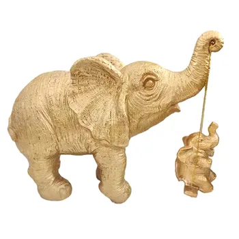 Украшения в виде слона из смолы, домашнее украшение из смолы, подарок другу на новоселье
