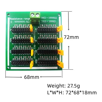 0-10 М С Шагом 0,1 R Регулируемый Программируемый Модуль сопротивления с корпусом DIN-рейки C35 для Arduino Изображение 2