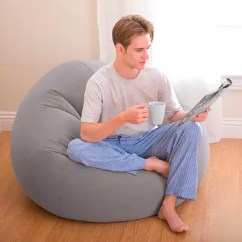 Надувное кресло-пуф Intex 68579 Pouf - Comfort Home Camping - Мебель для дома - изготовлена из высококачественных материалов Изображение 2