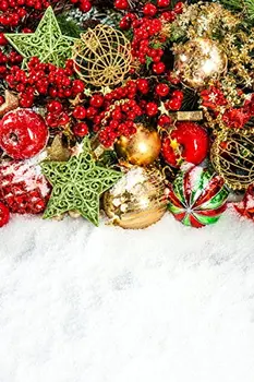 красочные рождественские украшения размером 5x7 футов красного, золотого, зеленого цвета для праздничной фотосъемки новорожденных