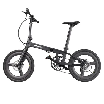 Складной велосипед bicicleta bicicletas 20 дюймов 451 Карбоновые колеса с 3 спицами Shimano Groupset Изображение 2