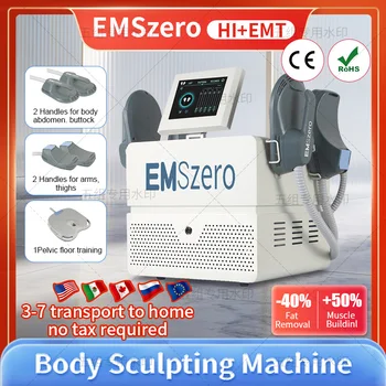 Новейшая радиочастотная машина для коррекции фигуры DLS-EMSLIM HIEMT с ультрасовременными технологиями Тонизирует ваше тело, Устраняет жировые отложения Emszero