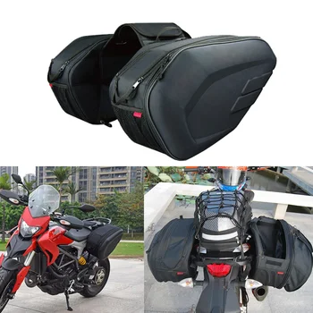 Мотоциклетный боковой шлем, дорожные сумки для верховой езды, седельные сумки для мотоциклов, водонепроницаемый багаж для скутера, чемодан, седельная сумка