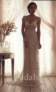 бесплатная доставка 2016, новая мода, роскошный хрустальный колпачок с рукавом vestido de noiva casamento, элегантное вечернее свадебное платье, свадебные платья Изображение 2