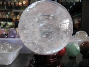 3000 г натурального прозрачного кварцевого хрустального шара сфера + подставка