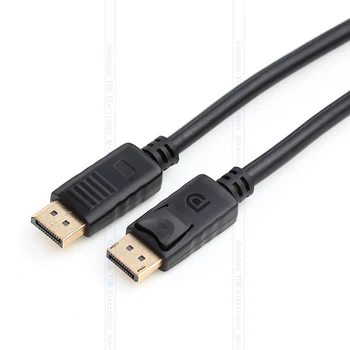 Кабель DP высокой четкости от мужчины к мужчине, кабель DisplayPort к Displayport, позолоченный 6F 10F 16F Изображение 2