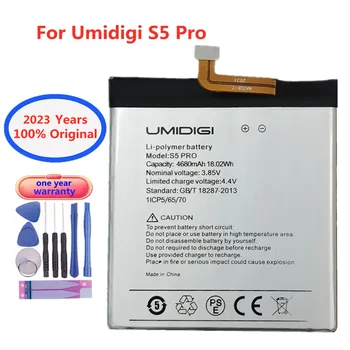 2023 Года Новый Оригинальный Аккумулятор UMI 4680 мАч Для Мобильного Телефона UMI Umidigi S5 Pro, Сменный Аккумулятор, Аккумуляторы Bateria + Инструменты