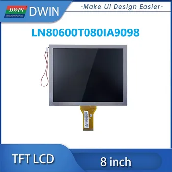 DWIN 8-Дюймовый 800x600 TN TFT ЖК-монитор 900 Яркий 24-битный RGB Емкостный Резистивный Сенсорный Экран LN80600T080IA9098 Изображение 2