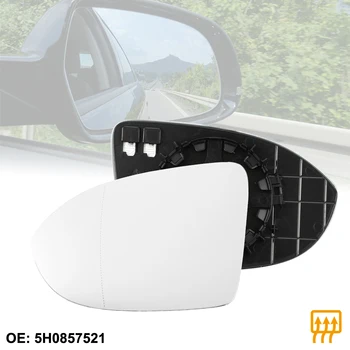 Uxcell Автомобильное зеркало заднего вида с подогревом с левой стороны Водителя для Volkswagen Jetta Golf GTI Автозапчасти