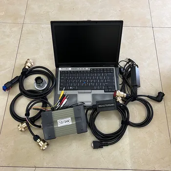 V12.2014 Мультиплексор MB STAR C3 с ноутбуком D630 установка диагностического инструмента C3 Connect, готового к использованию для заводской розетки автомобиля MB