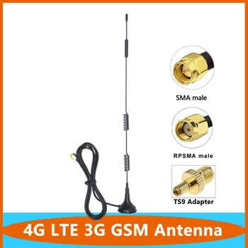 TS9 SMA RPSMA 4G LTE 3G GSM 700 ~ 2700 МГц Omni WiFi Антенна С Высоким Коэффициентом усиления 12dbi Внутренний Наружный Маршрутизатор Усилитель сигнала Антенны