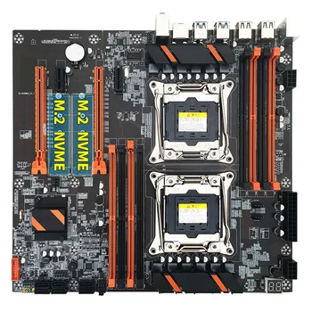Материнская плата с двумя процессорами X99 + процессор 2XE5 2620 V3 + оперативная память 2XDDR4 4G RECC + Кабель SATA + Перегородка Поддержка слота LGA 2011 8XDDR4 2011-V3 CPU