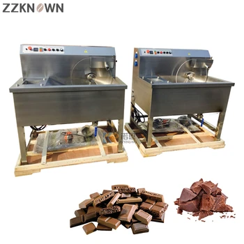 Смешайте Шоколадные орехи Промышленная Машина для плавления шоколада Коммерческий Высокоурожайный Большой Одиночный Котел Пекарня Ресторан Кофе Изображение 2