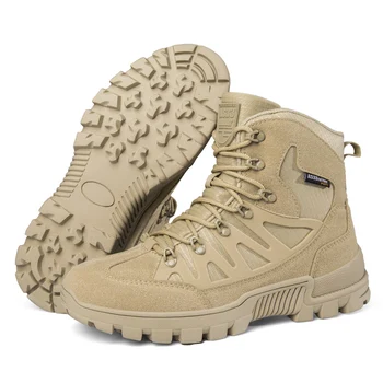 Оригинальные уличные ультралегкие ботинки для десанта спецназа весной и летом, мужские водонепроницаемые ботинки для полевой специальной подготовки Изображение 2