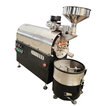 2023 Промышленная Машина для обжарки кофейных зерен с газовым нагревом весом 1 кг, Коммерческая Итальянская Машина для обжарки кофейных зерен для кафе