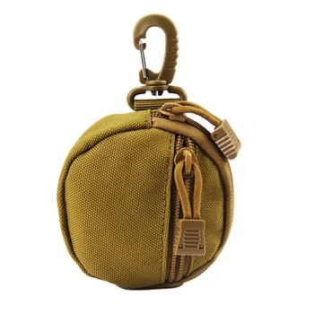 Уличный Тактический карман-бумажник, сумка для военных аксессуаров, Портативный Мини-кошелек для монет, держатель для ключей, поясная сумка для Охоты, кемпинга Изображение 2