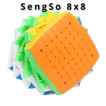 [Picube] Sengso 8x8 Волшебный Куб-головоломка Профессиональный ShengShou 8x8x8 Хлеб На подушечках Speed Cubo Magico Speed Cube Развивающие Игрушки