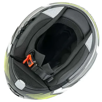 Высококачественный откидной шлем из АБС-пластика, мотоциклетные шлемы с половиной лица, Гоночный шлем, одобренный Dot, мотоциклетный шлем с полным лицом Изображение 2