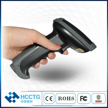 Беспроводной ручной лазерный сканер штрих-кода HS-6100G с интерфейсом USB 2,4 G Изображение 2