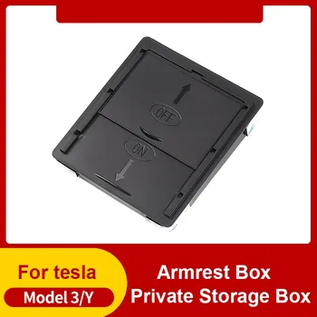 Подходит для оптовой продажи коробки для подлокотников Tesla Коробка для хранения личных данных Коробка для хранения центрального управления