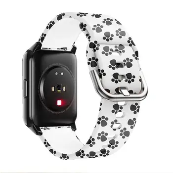 Умные аксессуары 22 мм Силиконовый ремешок Сменный ремешок для часов Дышащий ремешок для портативных часов Realme Watch S/s Изображение 2
