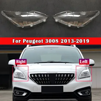 Объектив фары автомобиля для Peugeot 3008 2013 2014 2015 2016 2017 2018 2019, замена автомобиля, чехол для Авто, чехол для Авто