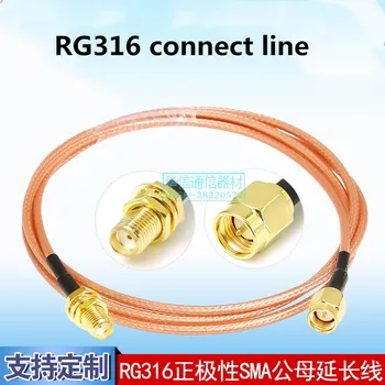5 шт./лот SMA от мужчины к женщине удлинительный кабель с косичкой, соединительная линия, Шнур Питания, Передающая антенна RP-SMA для WiFi WAN-маршрутизатора