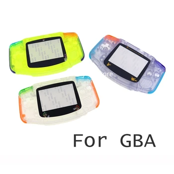10 шт. для GBA Dreamy Полный комплект Корпус Цвет корпуса Резиновые накладки Кнопка Экран Объектив Винты для консоли Game Boy Advance GBA