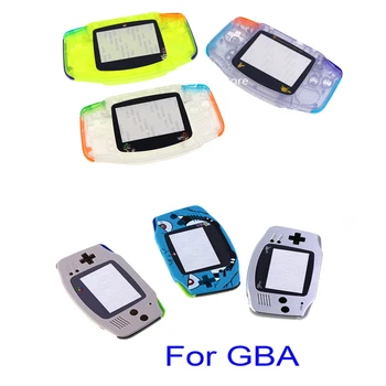 10 шт. для GBA Dreamy Полный комплект Корпус Цвет корпуса Резиновые накладки Кнопка Экран Объектив Винты для консоли Game Boy Advance GBA Изображение 2
