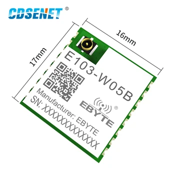 Модуль Wi-Fi W600 ESP8266 2,4 ГГц 20 дБм Последовательный по Команде AT Цифровая Прозрачная Передача CDSENET E103-W05B Беспроводной Приемопередатчик Изображение 2