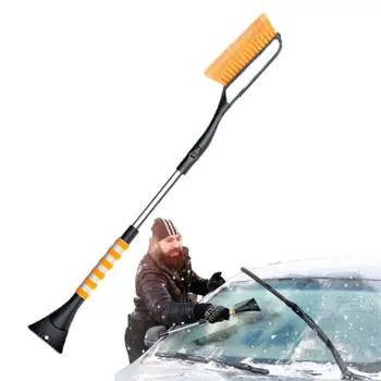 Автомобильная щетка для снега и скребок для льда, Выдвижное автоматическое средство для удаления снега для автомобилей, Многоцелевые чистящие средства, Скребок для льда на окнах, Снег