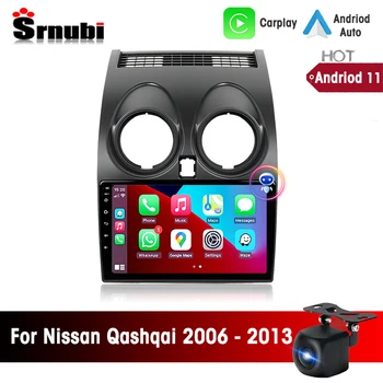Srnubi 2Din Android 11 автомагнитола для Nissan Qashqai J10 2006 2007- 2012 2013 Мультимедийный видеоплеер Carplay Авто GPS Стерео DVD