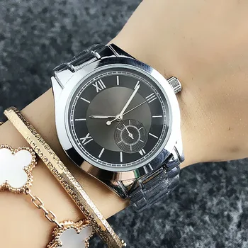 Брендовые наручные часы для женщин и девочек, женские кварцевые повседневные часы с металлическим ремешком fo02 Изображение 2