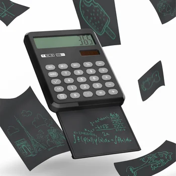 Складной калькулятор, 6-дюймовый ЖК-планшет для письма, Цифровой блокнот для рисования, Складной научный калькулятор, планшетный блокнот со стилусом