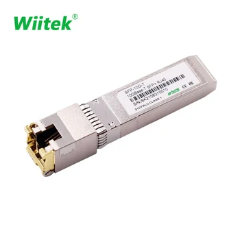 Порты Ethernet Wiitek 10G RJ45 SFP + модуль адаптера 10Gbase-T, Совместимые с MikroTik Cloud Router Коммутаторы Изображение 2