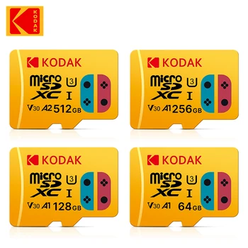Оригинальная Карта Kodak Micro SD 32 ГБ 64 ГБ Class10 Карта памяти A1256 ГБ Microsd Флэш-накопитель A2 512 ГБ V30 U3 cartao de memoria Изображение 2